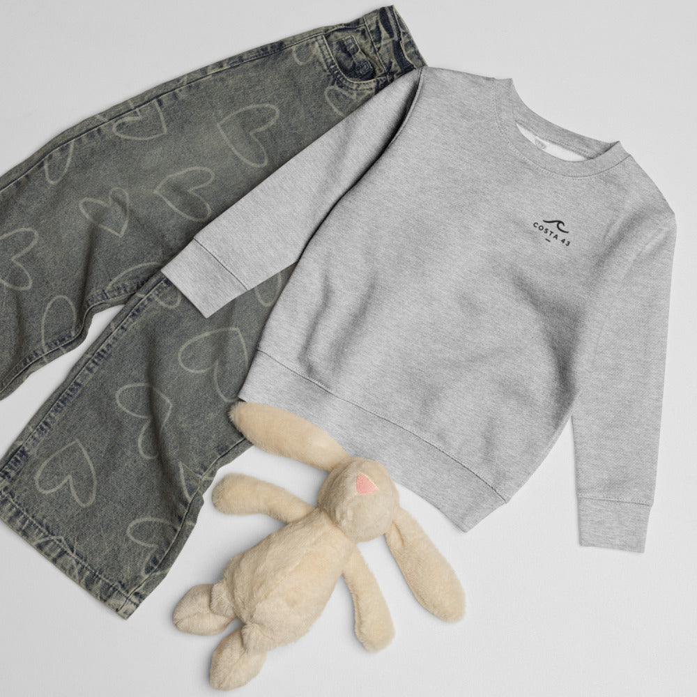 Sudadera Caión niño gris de Costa 43, puesta