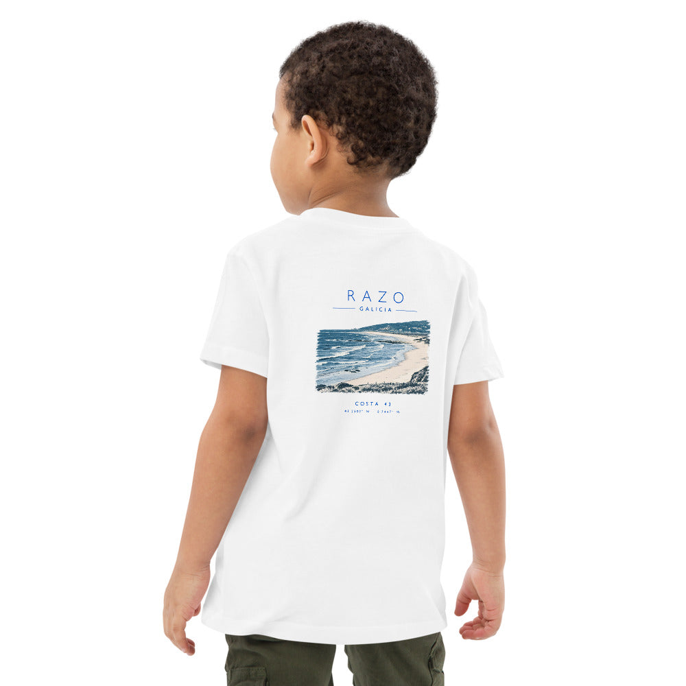 Camiseta de niño Razo niño de Costa 43, niño de espaldas