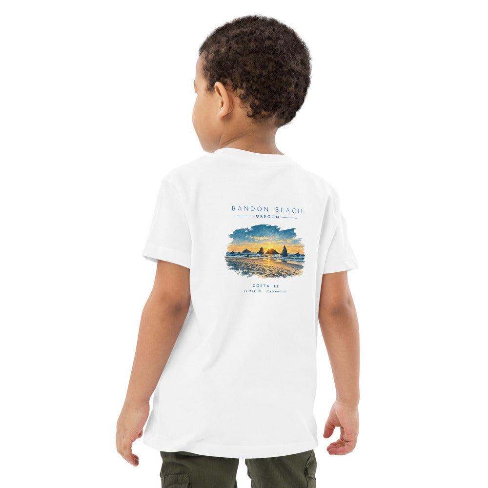 Camiseta de niño Bandon Beach niño de Costa 43, niño de espaldas