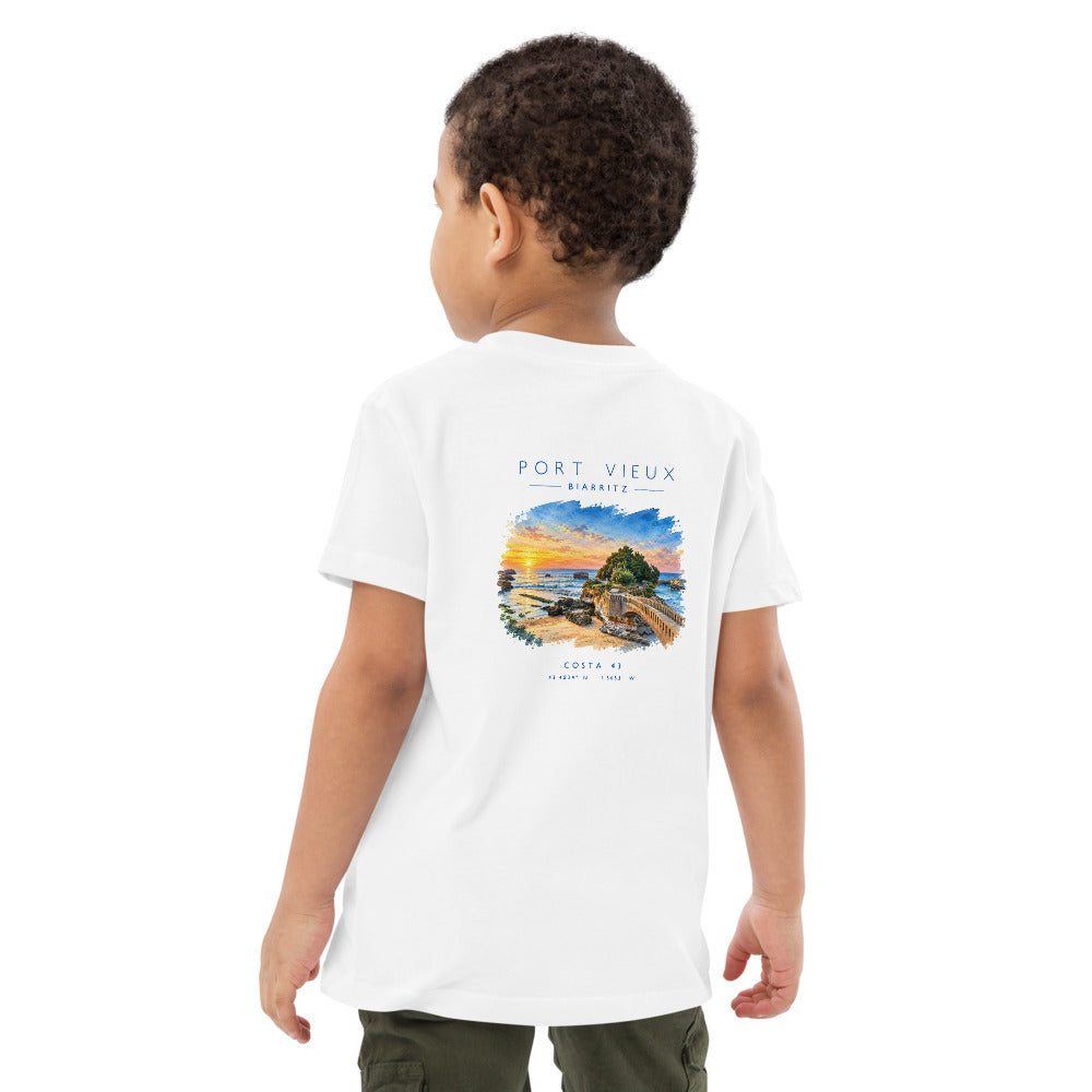 Camiseta de niño Port Vieux niño de Costa 43, niño de espaldas