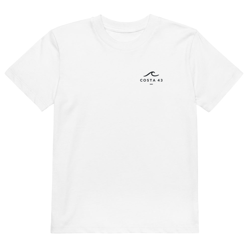 Camiseta de niño Caión de Costa 43, delante con el logo